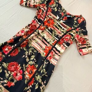 Gabby Skye Floral Print Dress